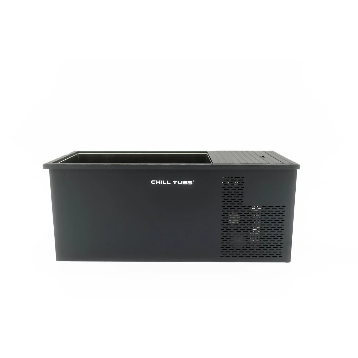 Front view of the Original cold plunge cabinet on a white background