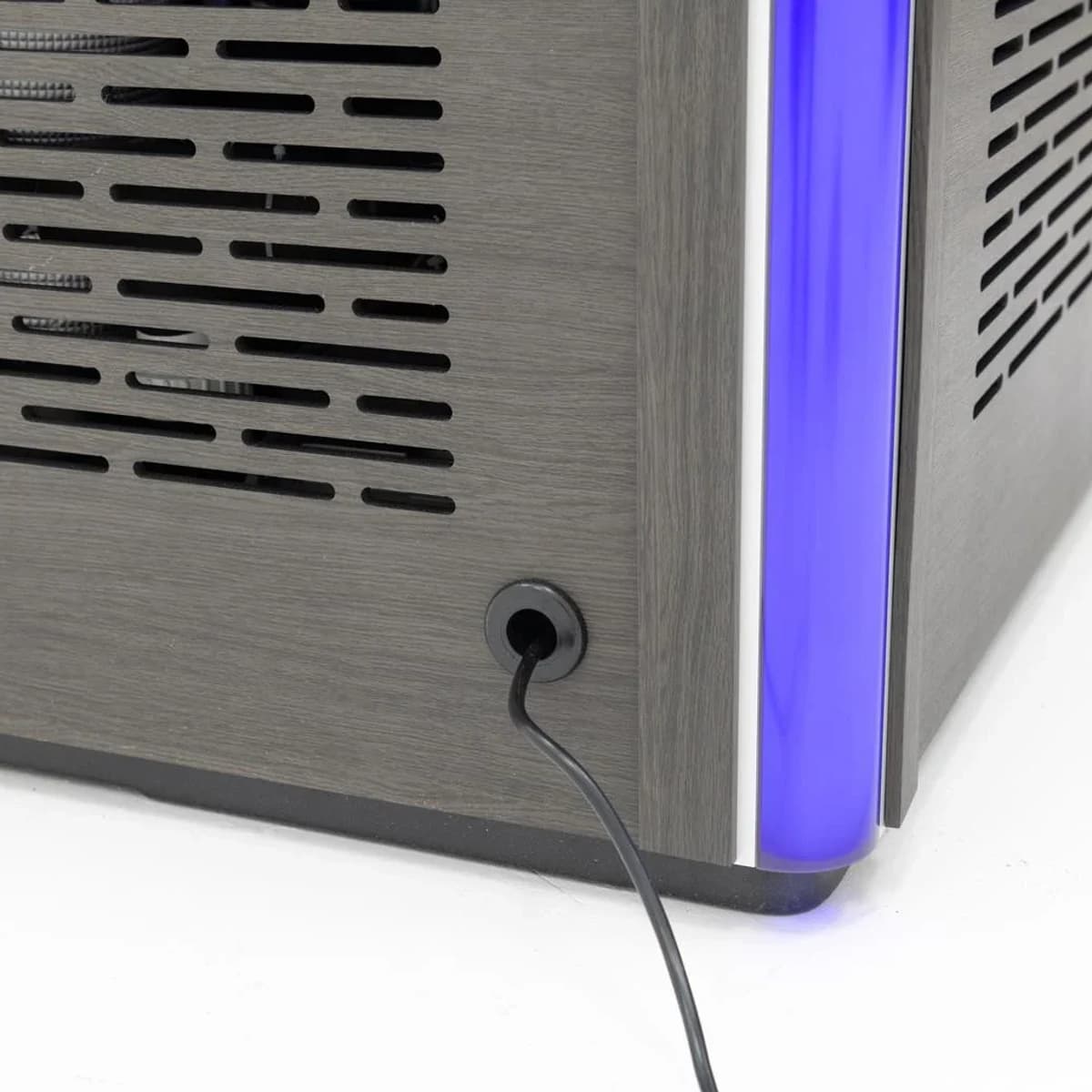 Pro cabinet vent and power connection detail