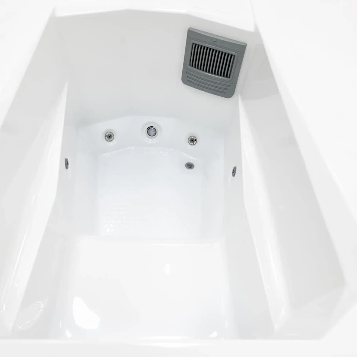 Interior of the open Pro acrylic basin