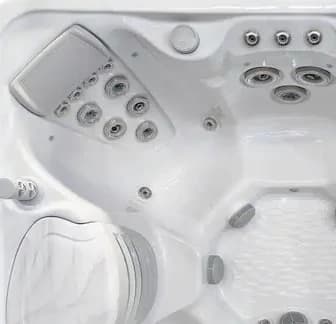 Olympus Apollo adjustable jets and seat detail, cropped from the official overhead photograph