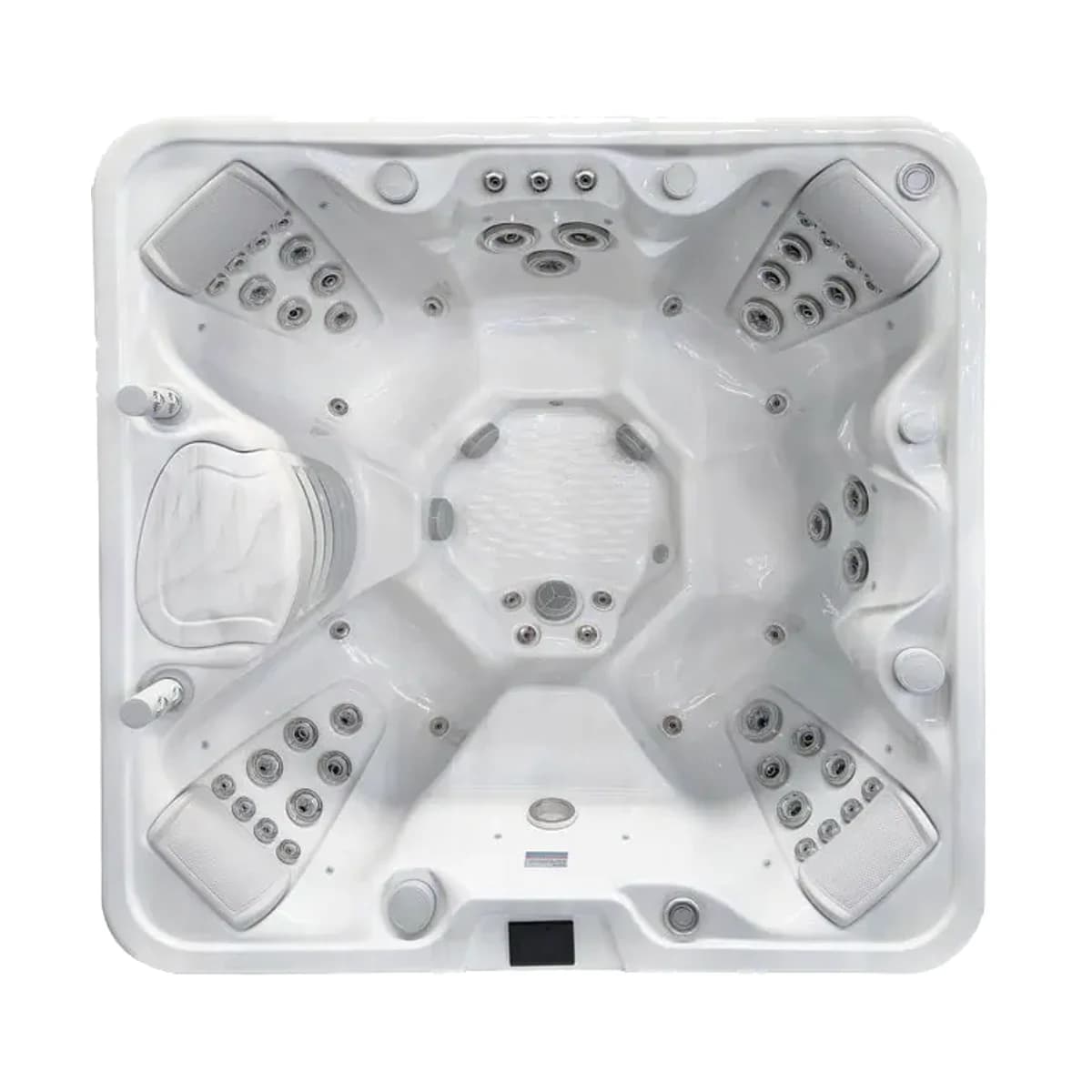 Olympus Apollo official overhead photograph showing the full seating and jet layout
