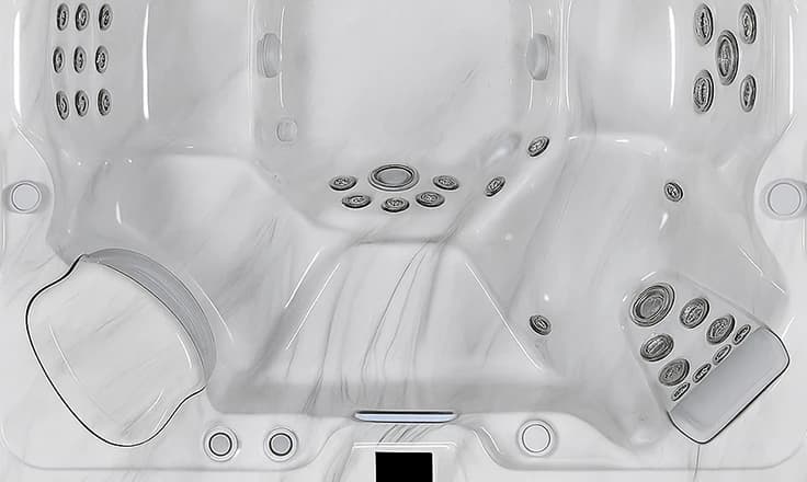 Olympus Zeus seating detail, cropped from the official overhead photograph