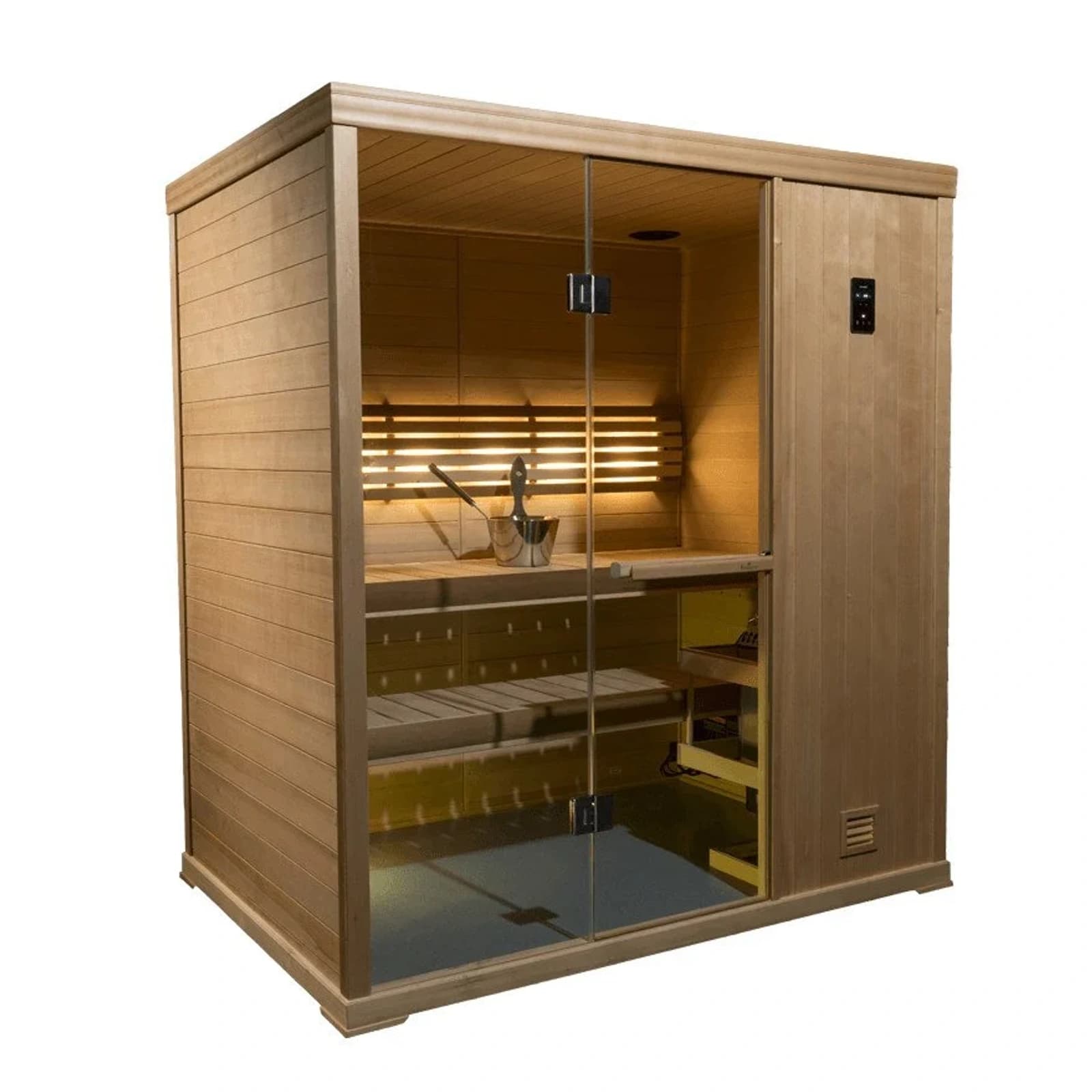 Finnleo Hallmark 46 Indoor Sauna, official product view 3