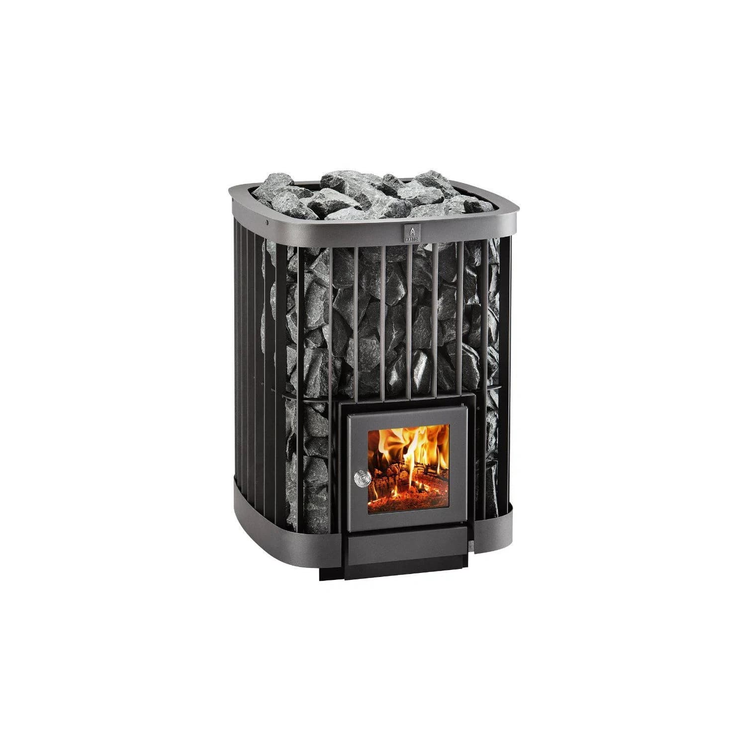 Finnleo Saga 22 wood-burning sauna heater, official product view on a white background