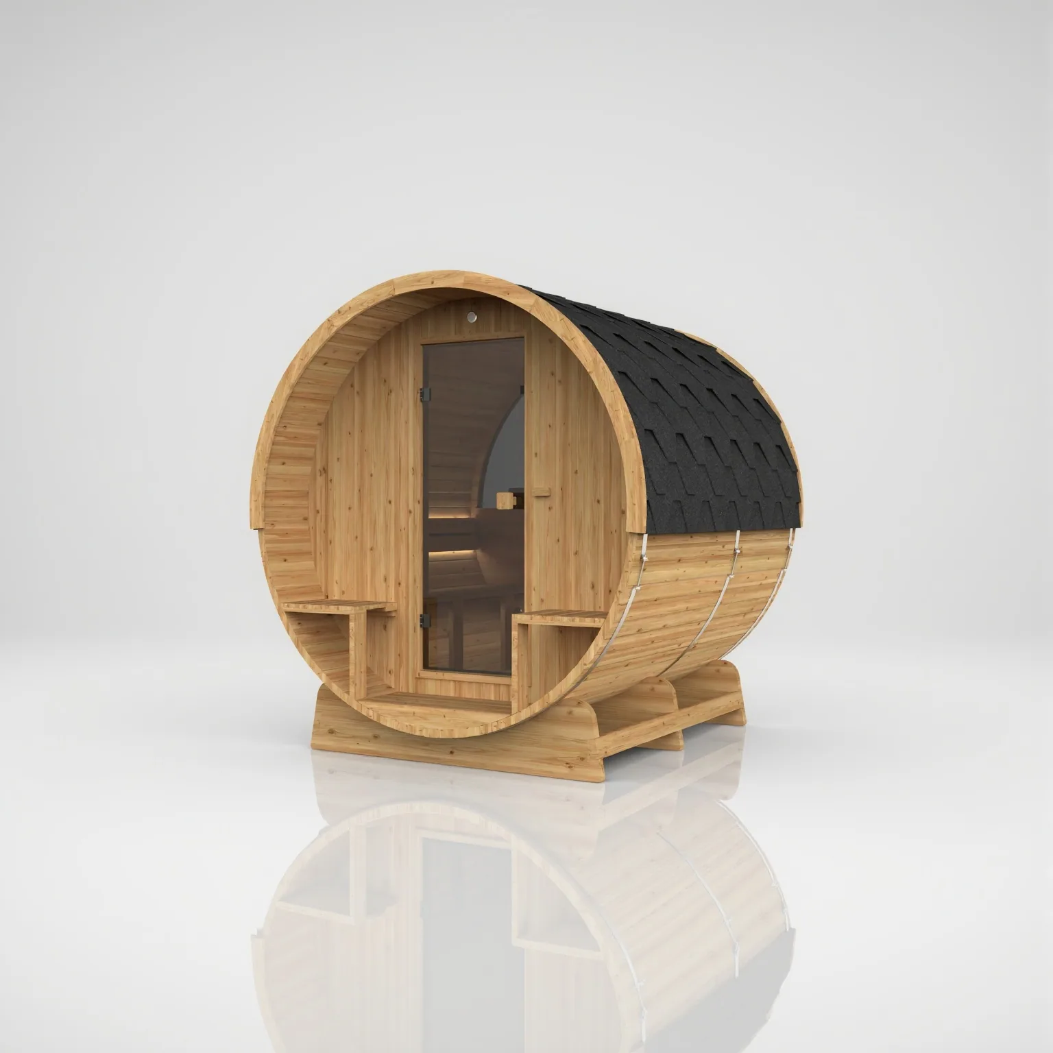 Hekla Barrel 210, Scandi finish, view 2