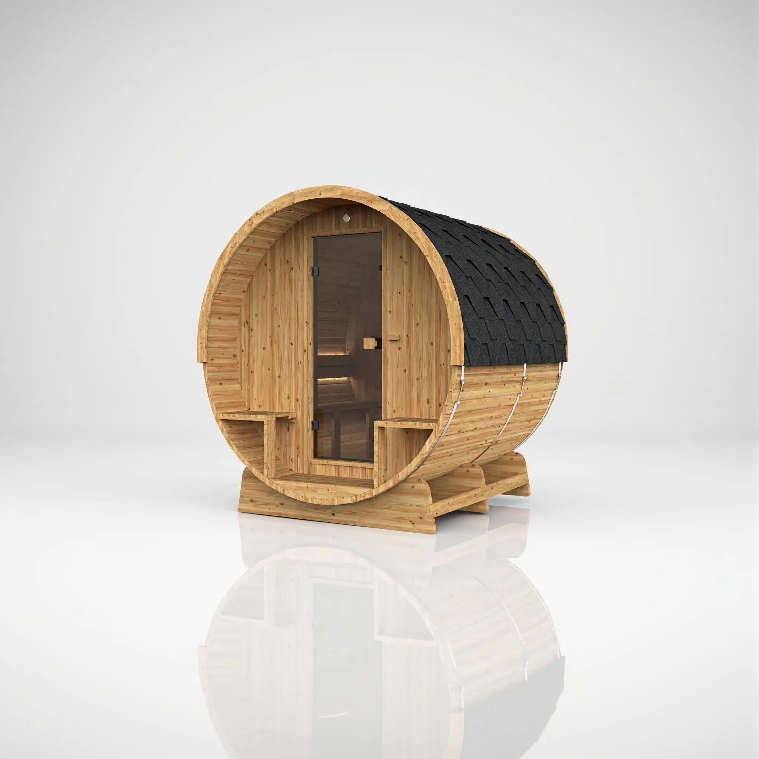 Hekla Barrel 210, Scandi finish, view 4