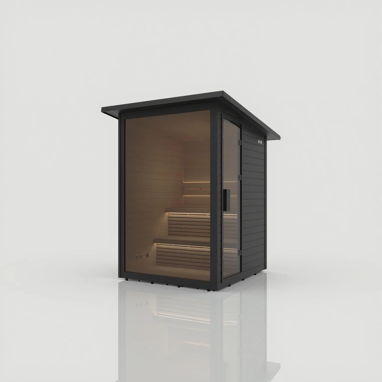 Hekla Cabin, Nero finish, view 2