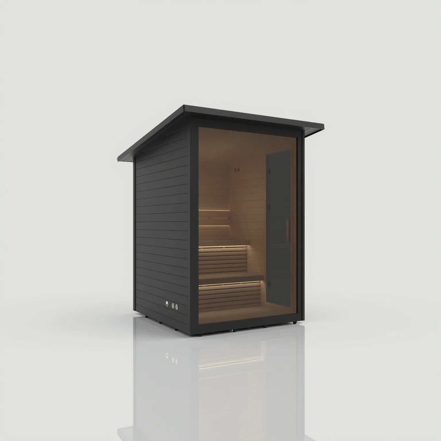 Hekla Cabin, Nero finish, view 4