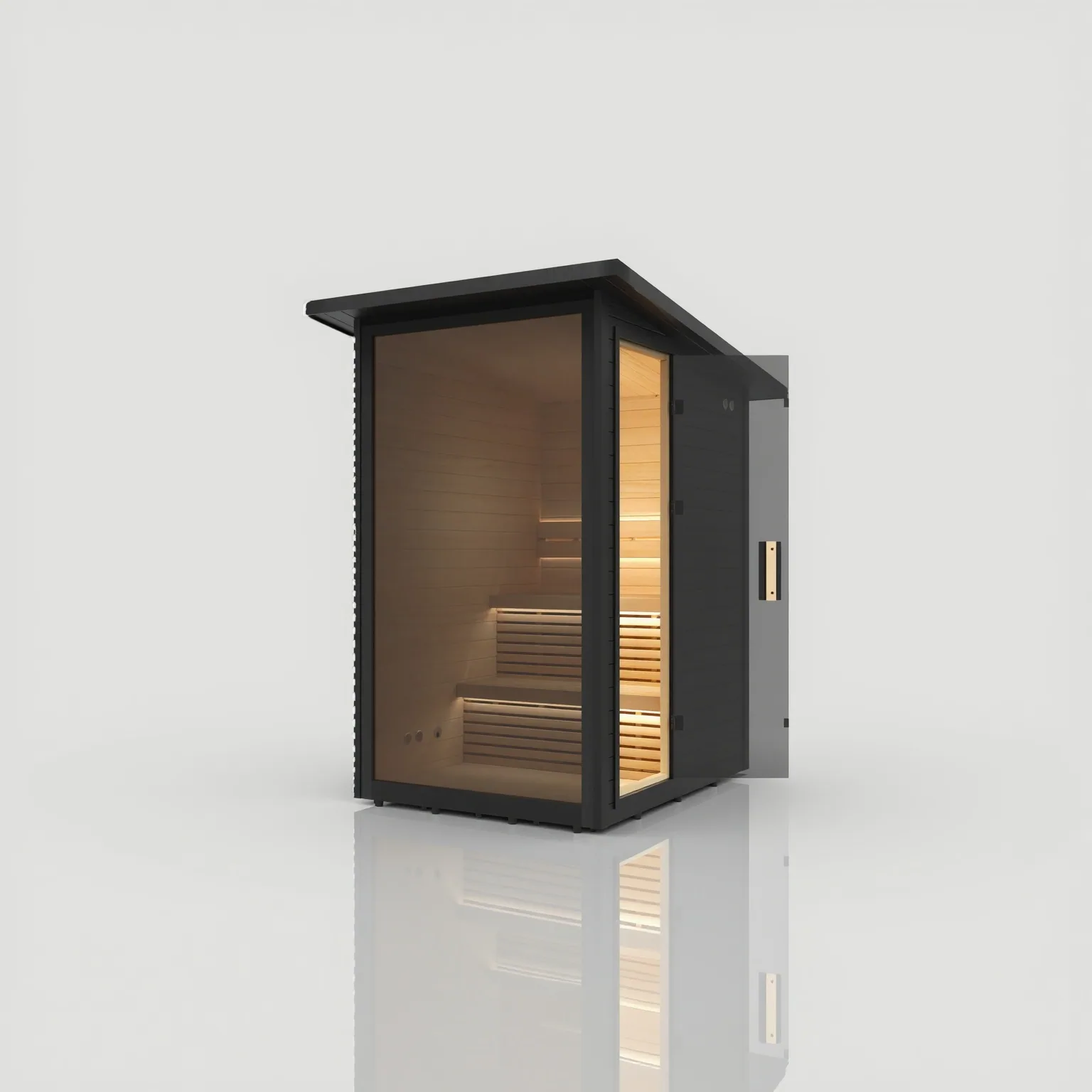 Hekla Mini Cabin, Nero finish, view 2