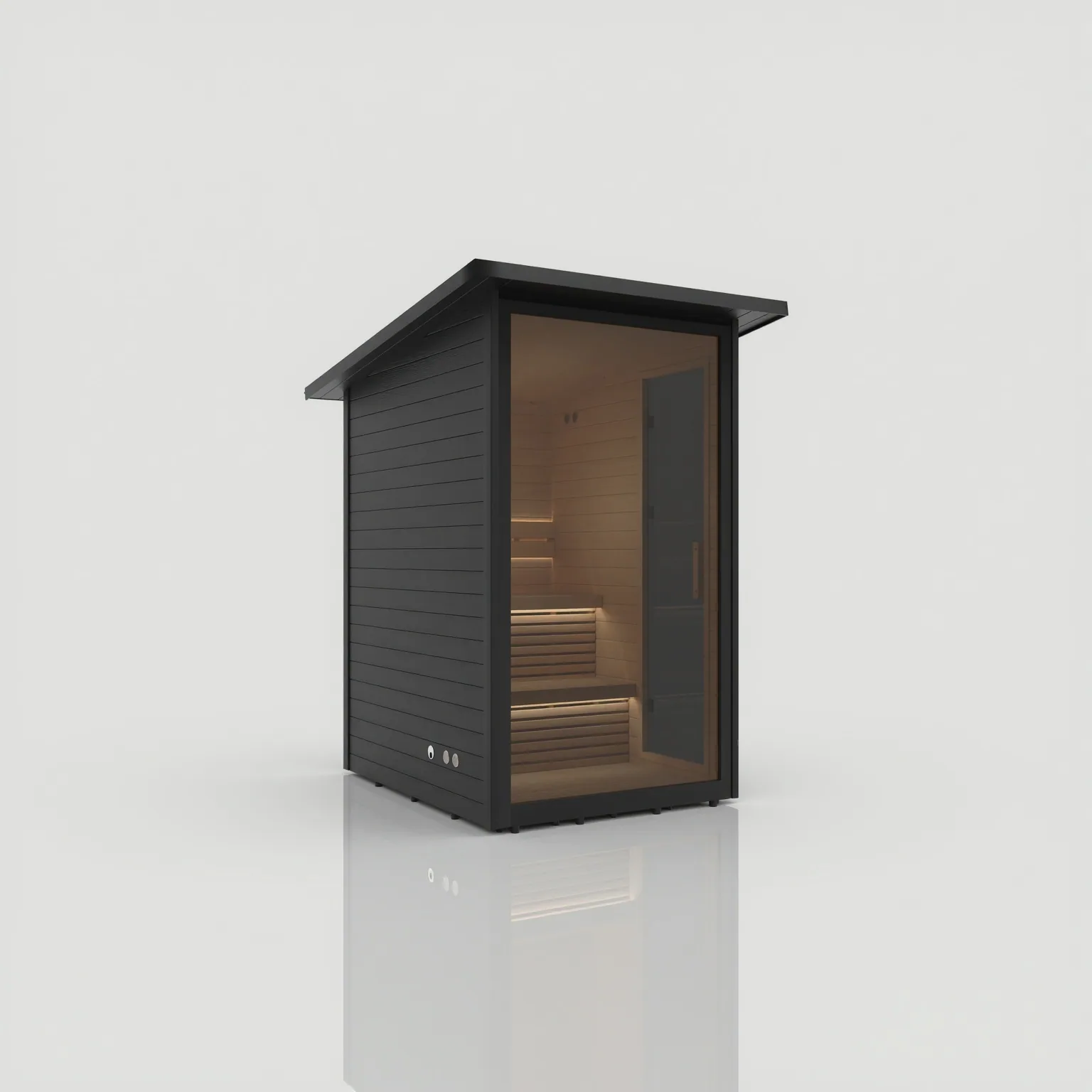 Hekla Mini Cabin, Nero finish, view 4