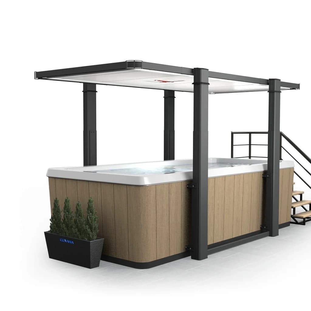 Covana Legend automated spa cover, official product view on a white background