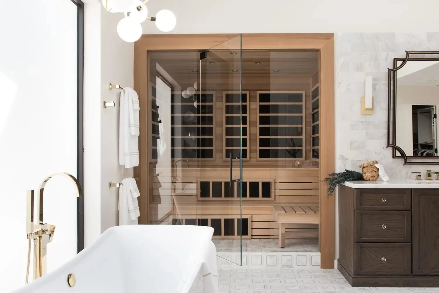 Finnleo infrared sauna shown for existing-owner safety information while shopping listings are paused
