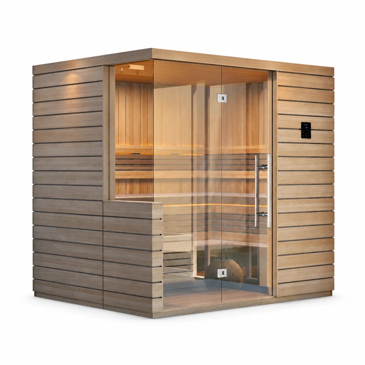 Finnleo Twilight Sauna on a clean white background