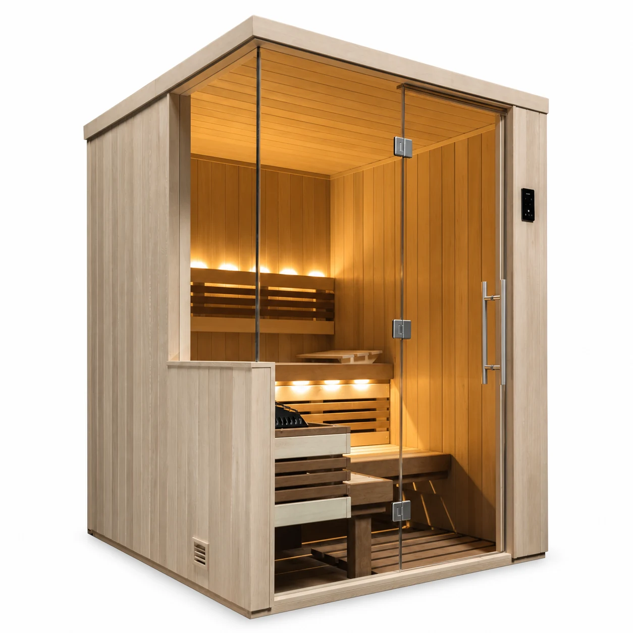 Finnleo Vita II Sauna on a clean white background