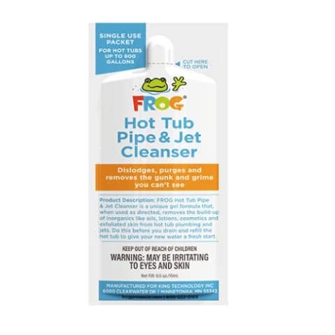 FROG Hot Tub Pipe & Jet Cleanser – Single-Use Packet (Up to 600 Gallons)