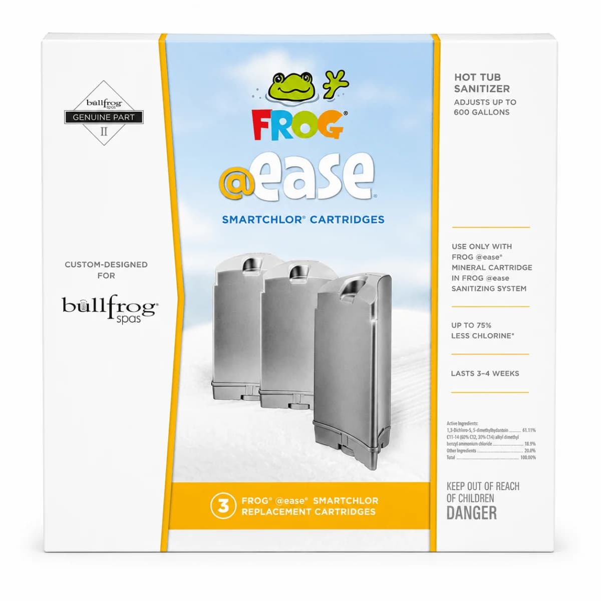 Bullfrog Spas Classic SmartChlor Replacement Cartridges – 3 Pack