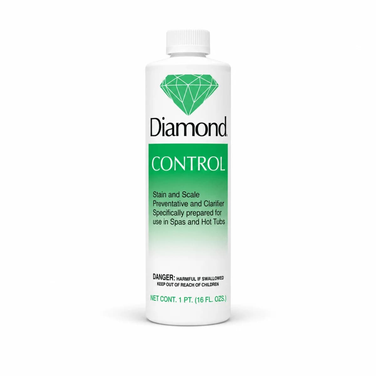 Diamond Control – Spa Stain & Scale Preventative + Clarifier (16 oz.)