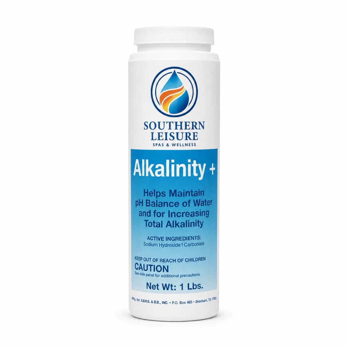 Southern Leisure Alkalinity+ for Spas – 1 lb