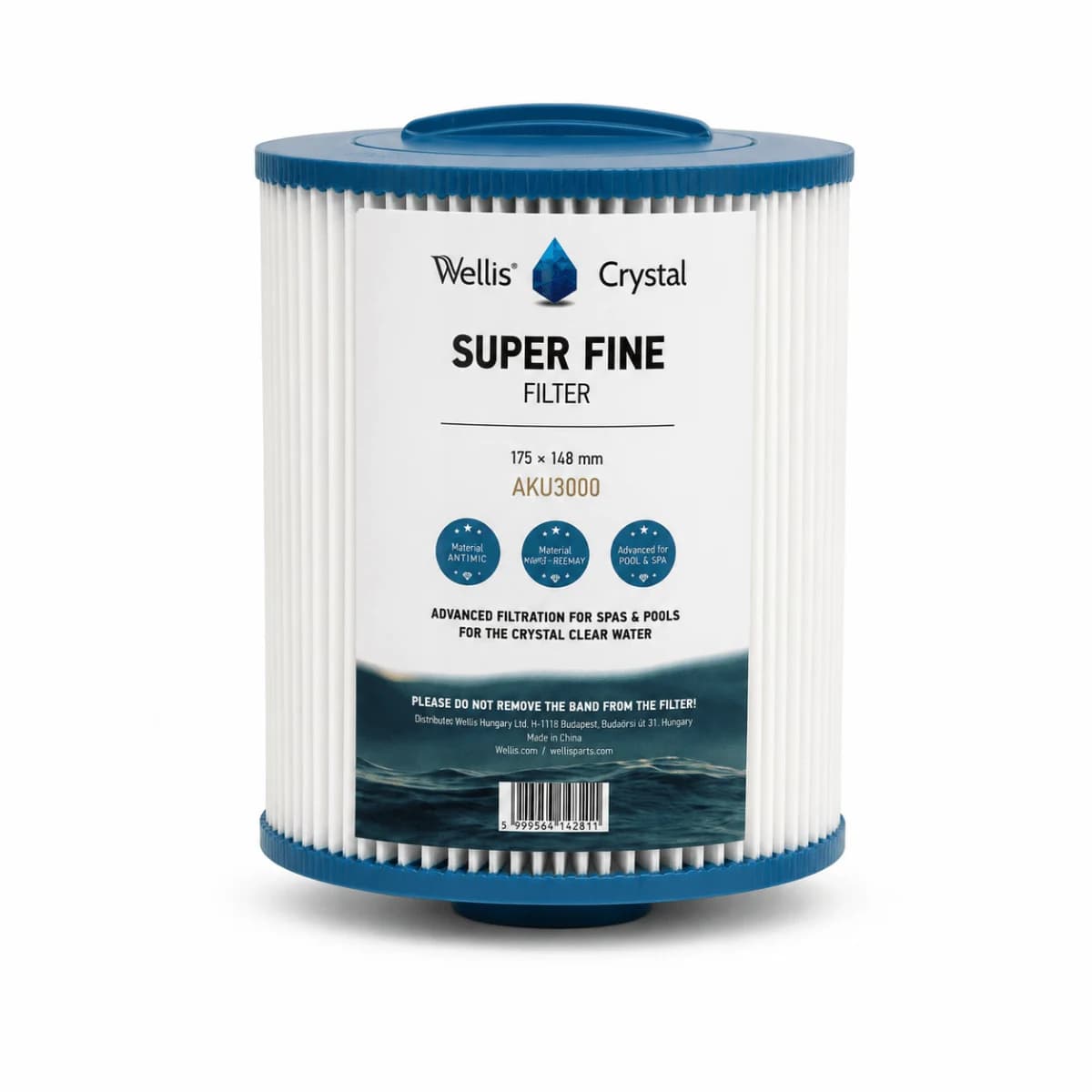 Wellis OEM Spa Filter with Coarse Thread – AKU3000