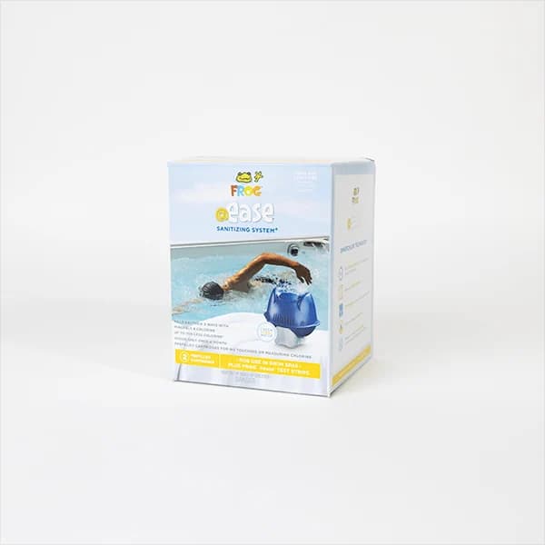 FROG @ease for Swim Spas – Floating Sanitizing System Kit with Kick-It (Up to 3,000 Gallons)