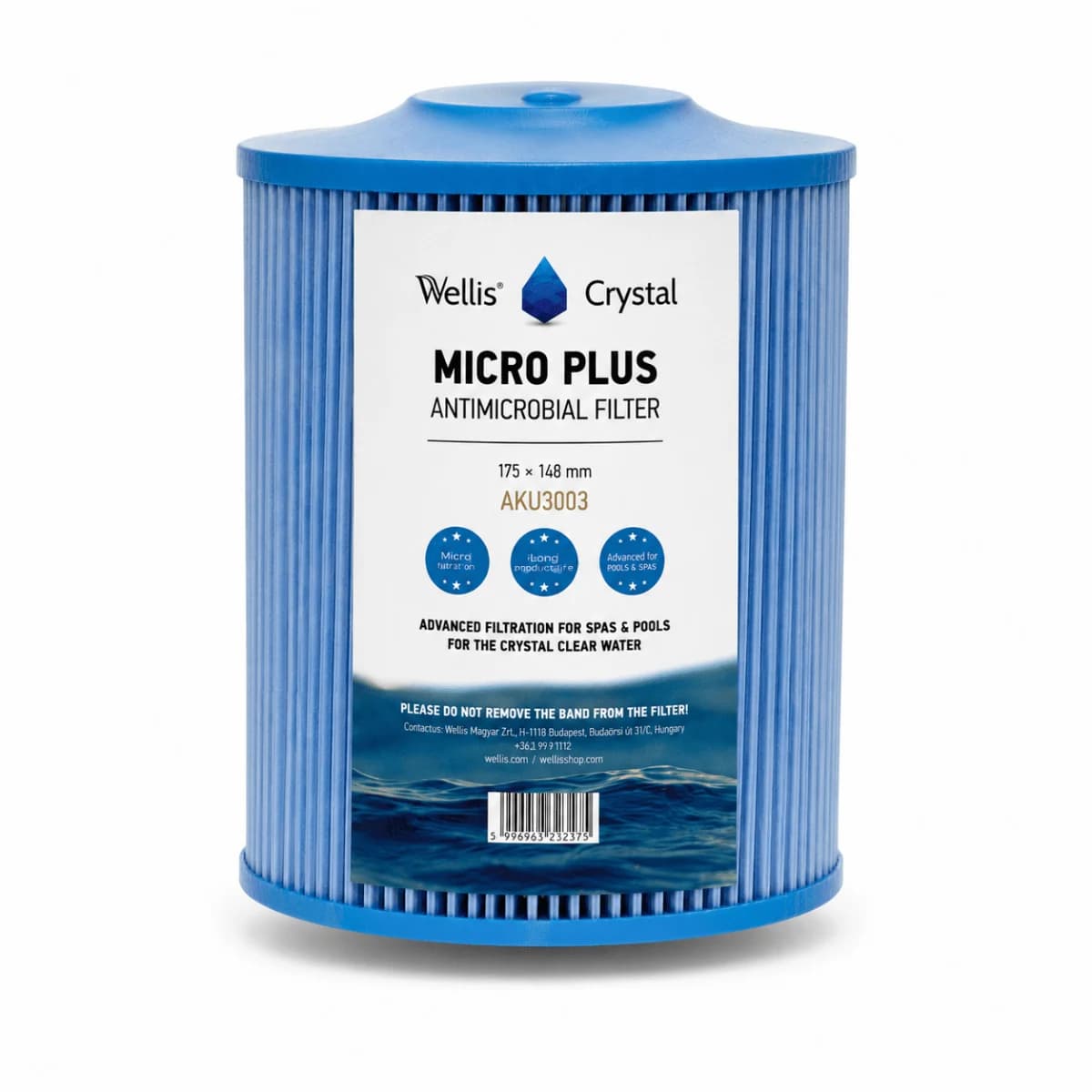 Wellis Crystal Micro Plus OEM Antimicrobial Spa Filter – AKU3003