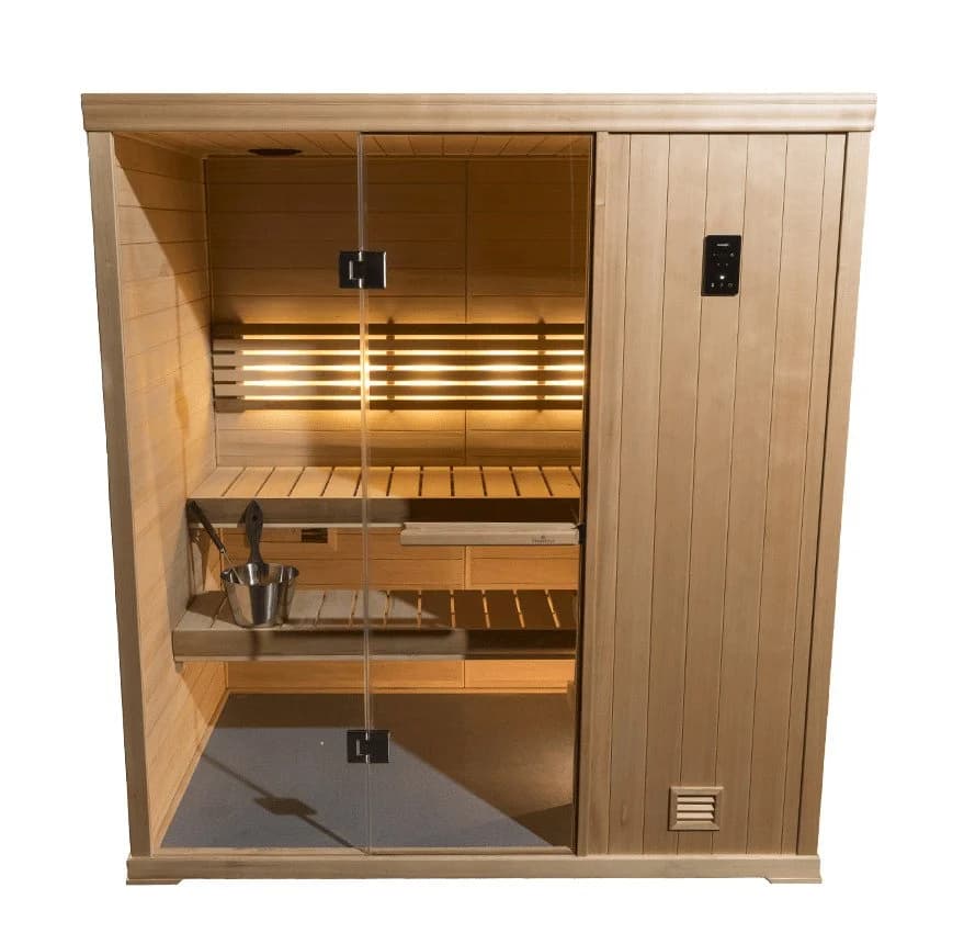 Finnleo Hallmark 46 Indoor Sauna, official product photograph