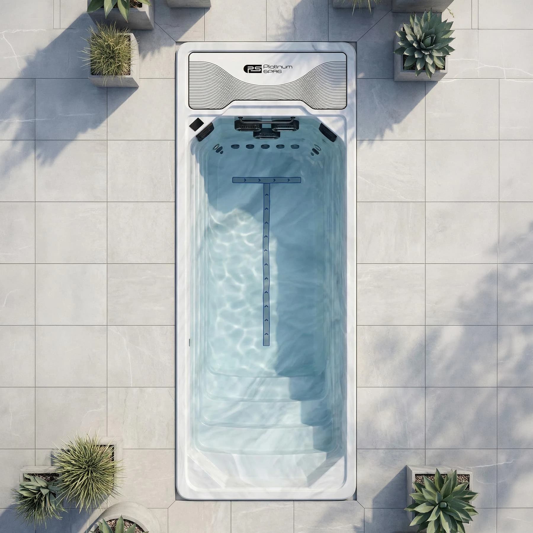 Platinum Spas Chronos mini pool, official model photo