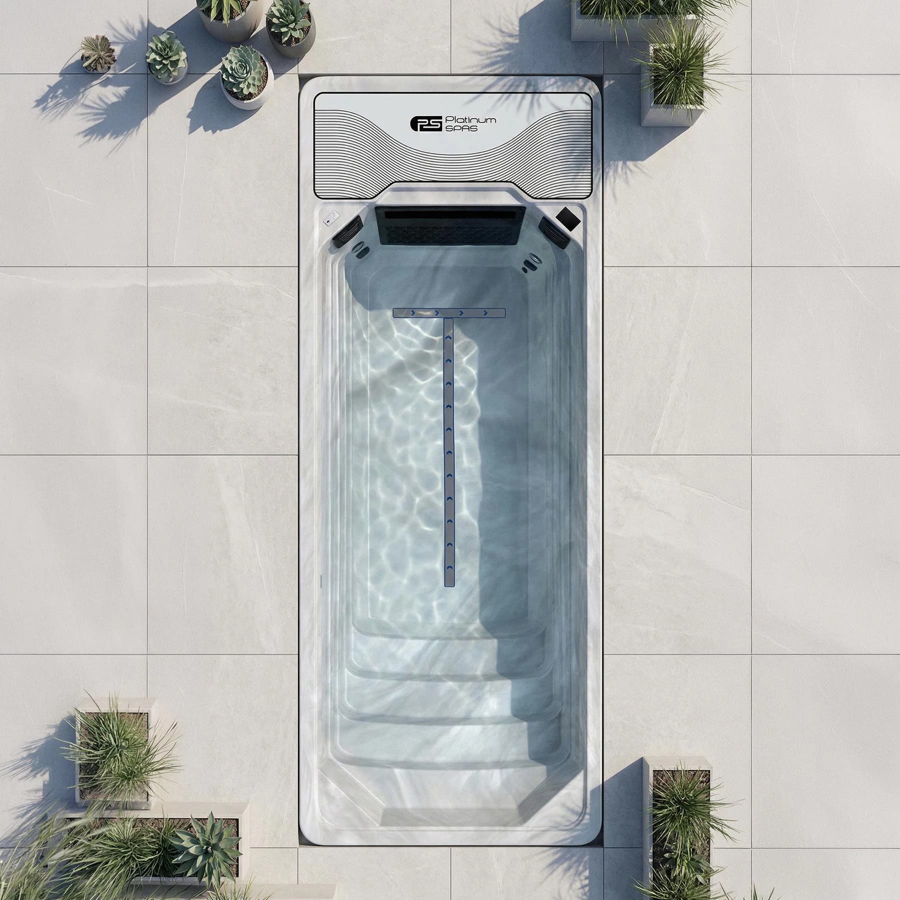 Platinum Spas Chronos Pro mini pool, official model photo