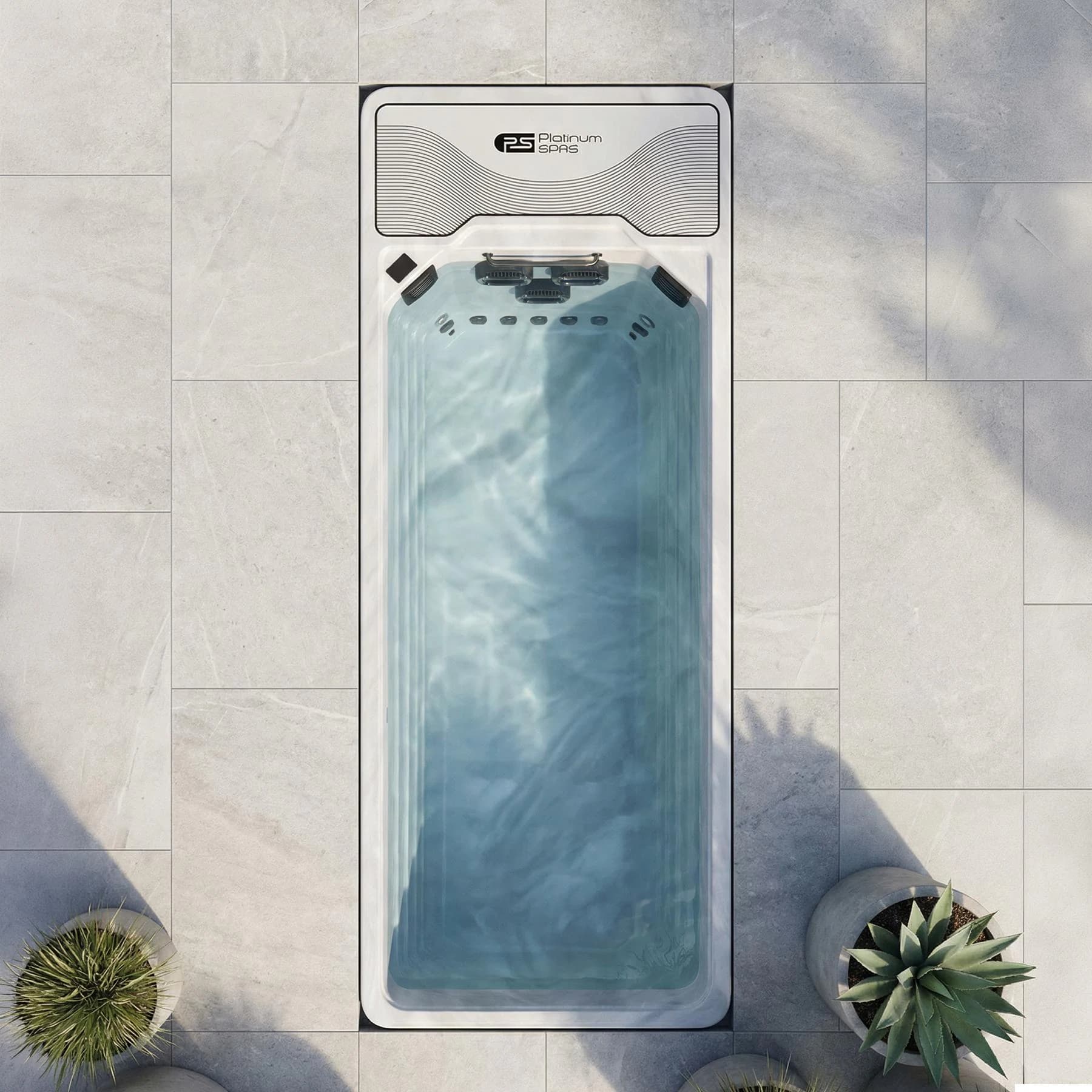 Platinum Spas Hades mini pool, official model photo