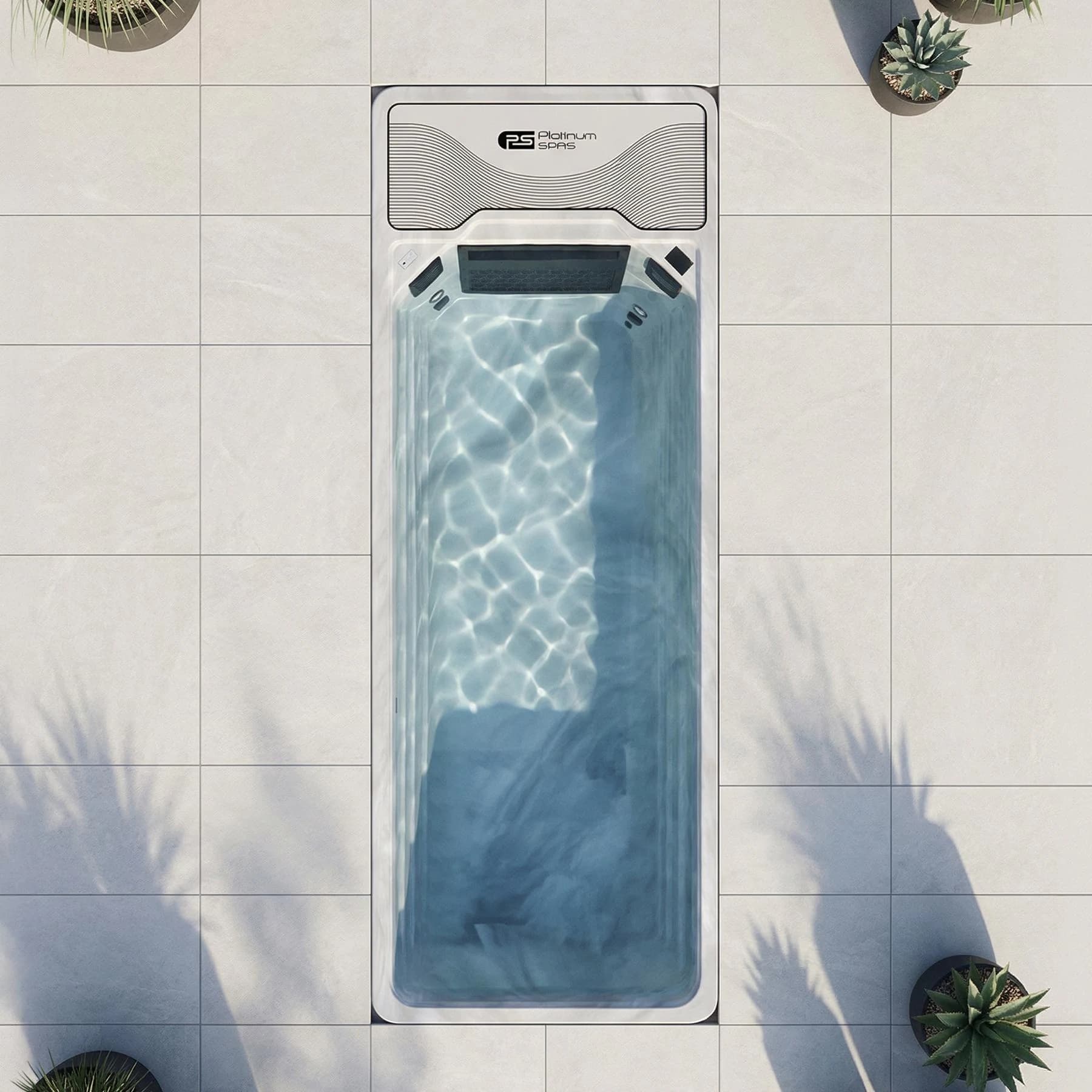 Platinum Spas Hades Pro mini pool, official model photo