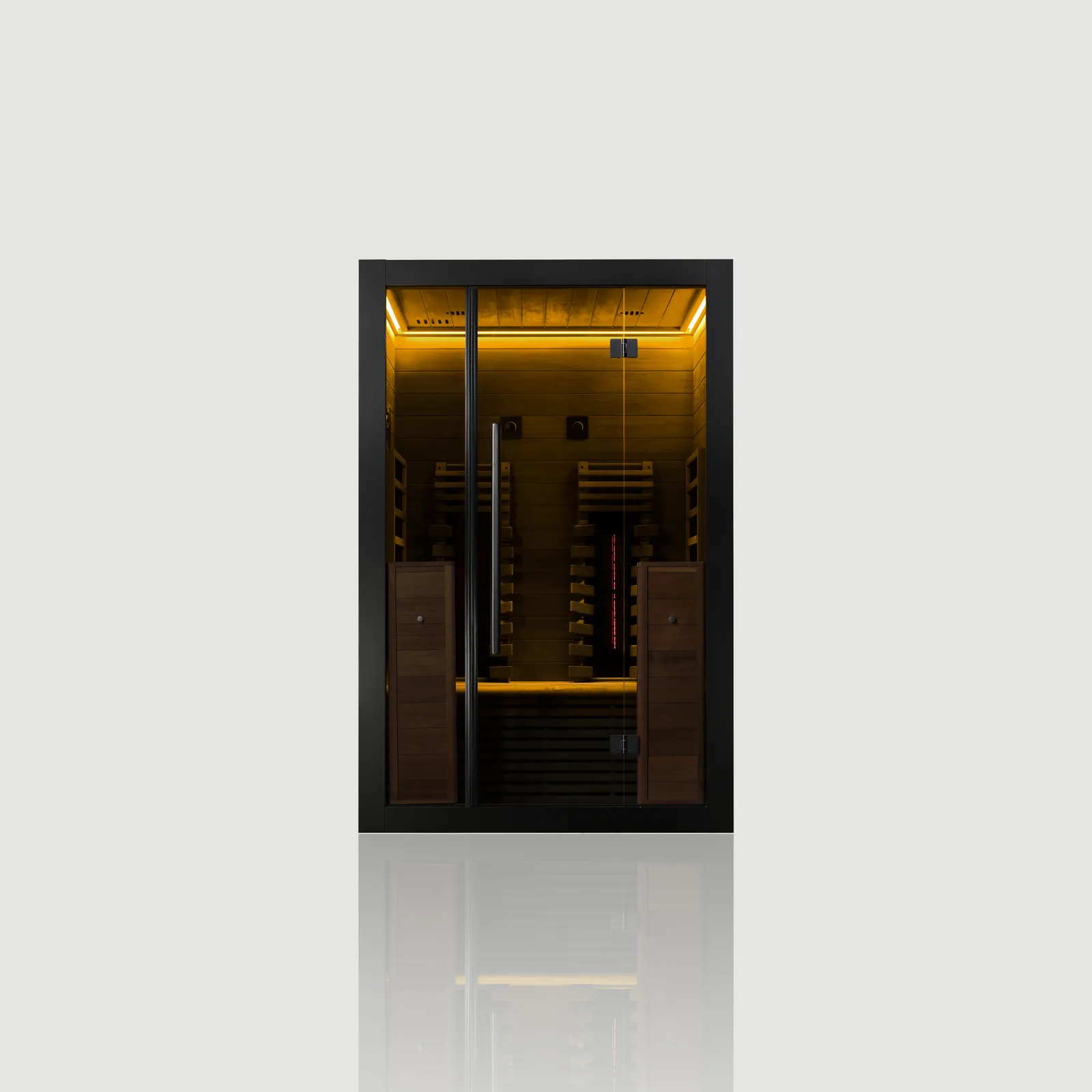 Hekla Infrared 130 sauna, Black finish, official product image