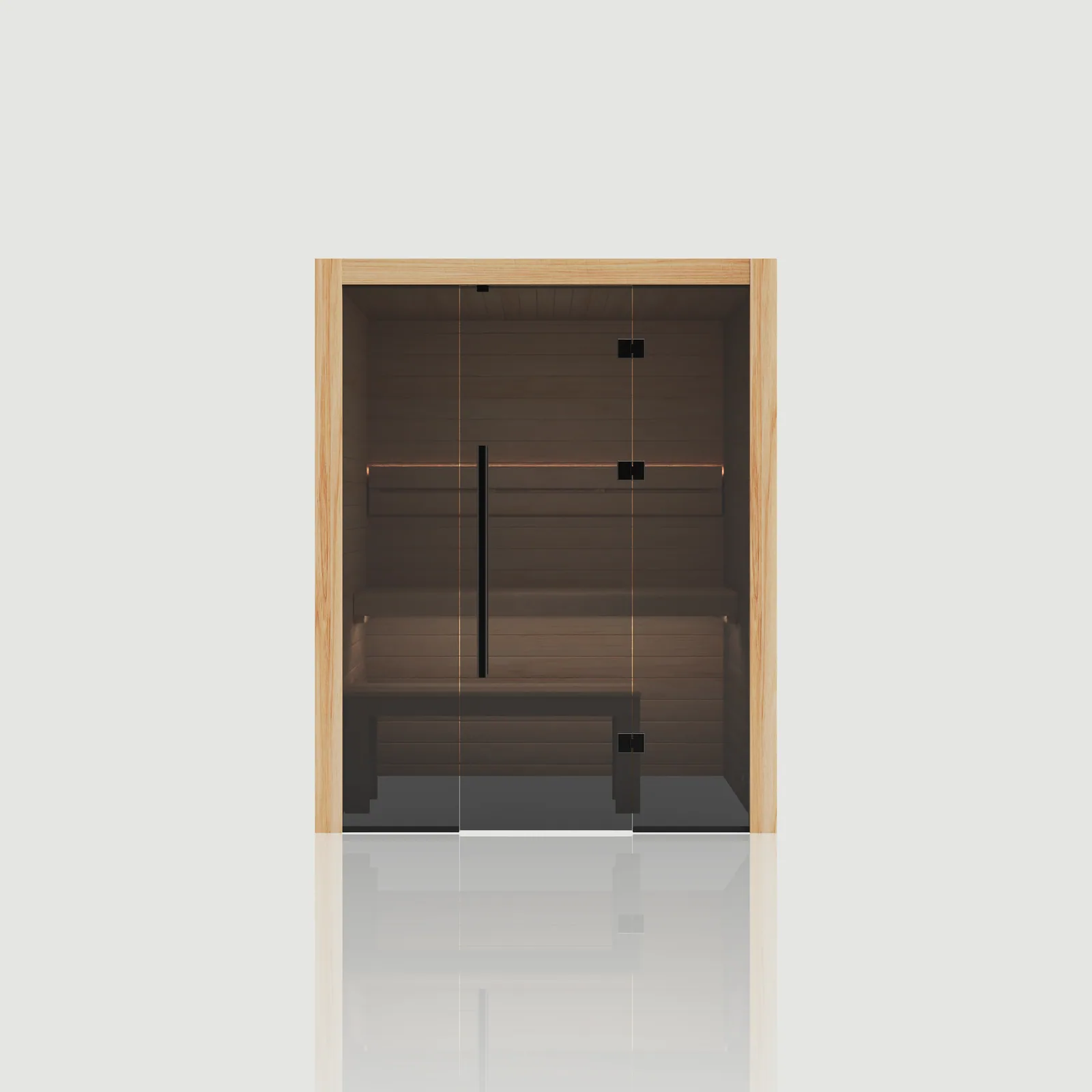 Hekla Traditional 160 sauna, Scandi finish, official product image