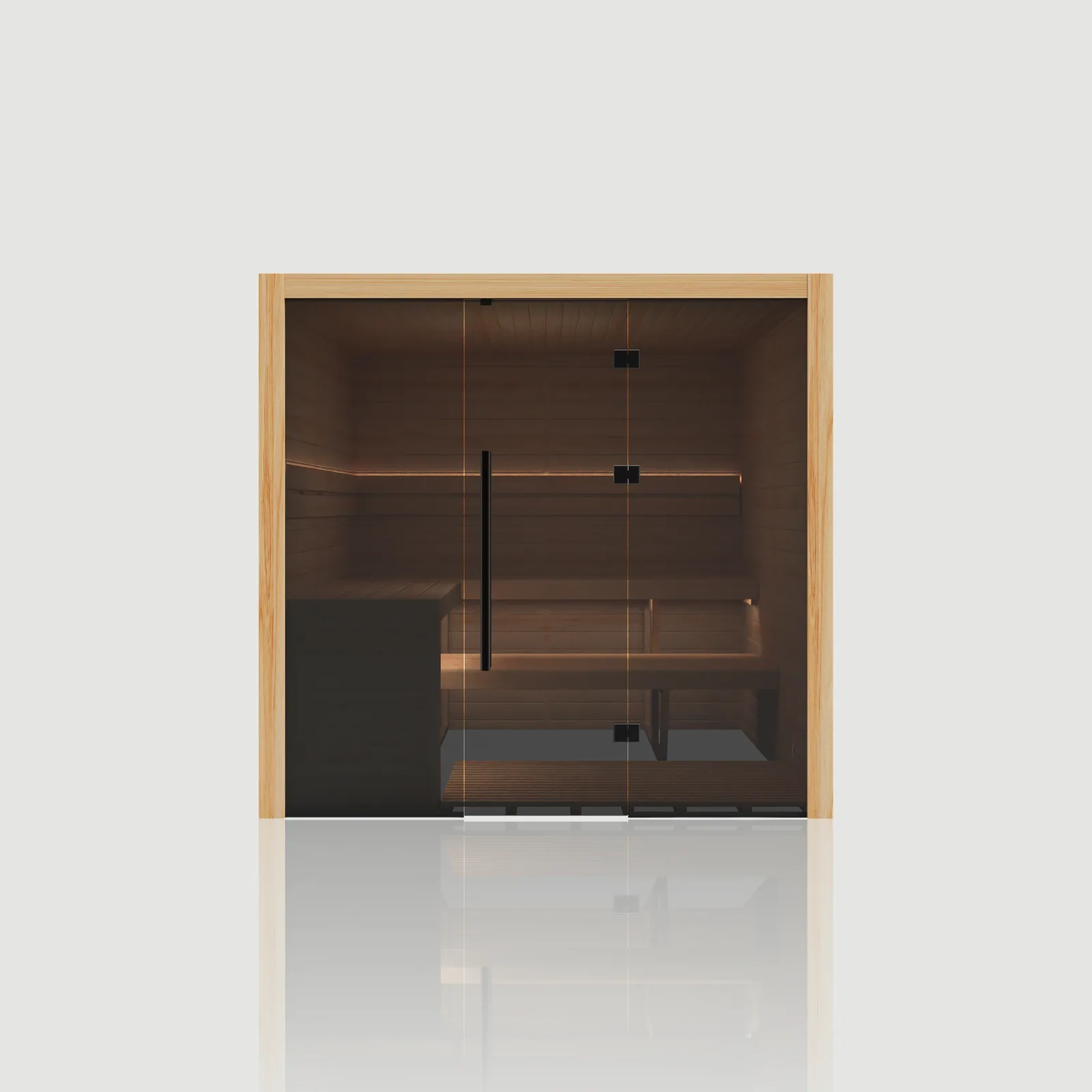 Hekla Traditional 210x sauna, Scandi finish, official product image