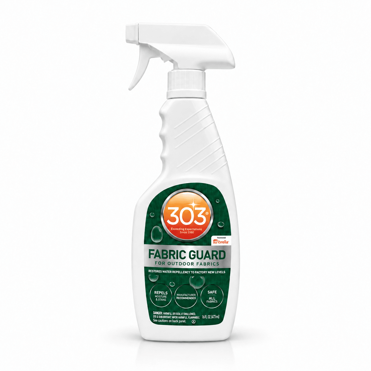 303 Fabric Guard for Outdoor Fabrics - 16 oz in a reference-based studio illustration