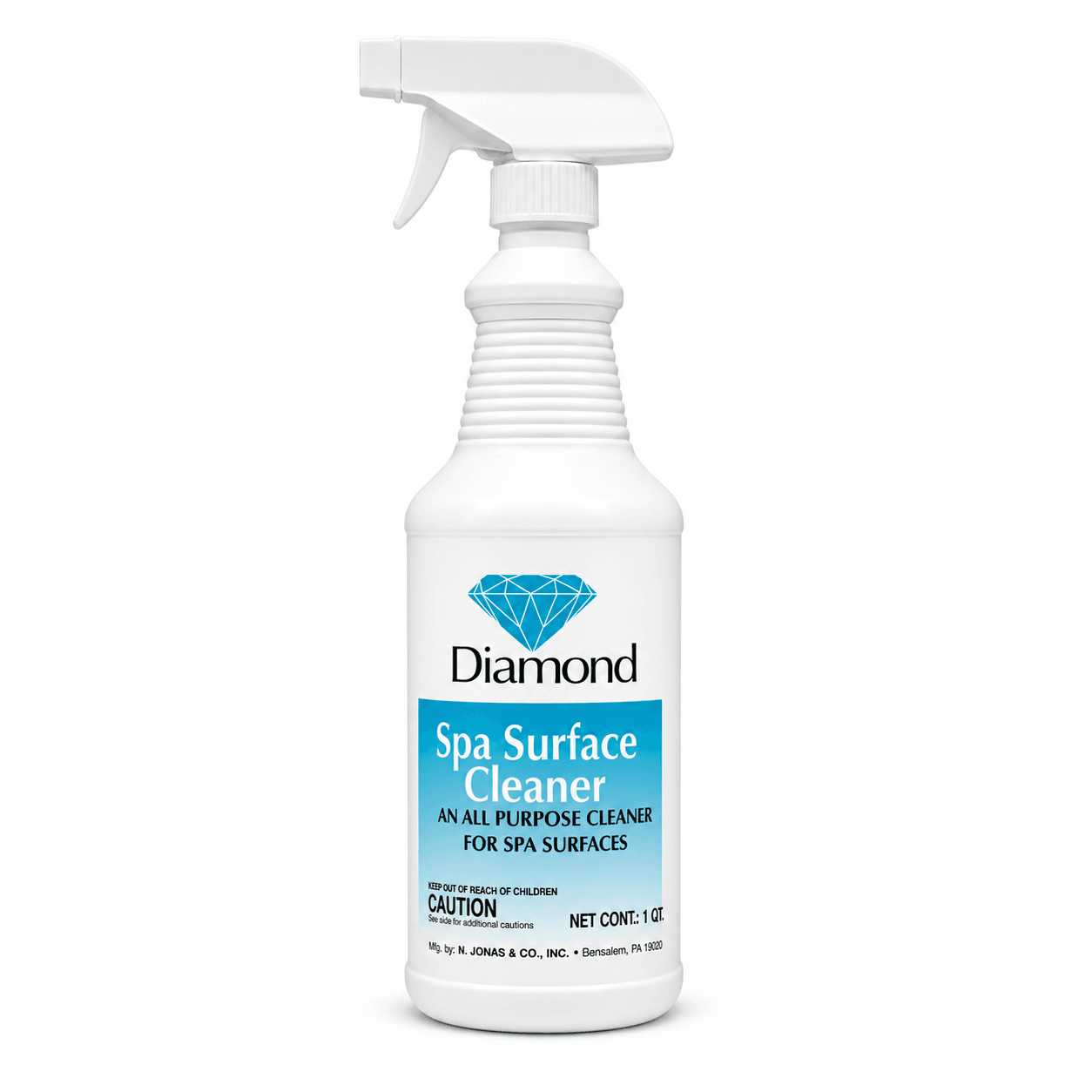 Diamond Spa Surface Cleaner – 1 qt in a reference-based studio illustration