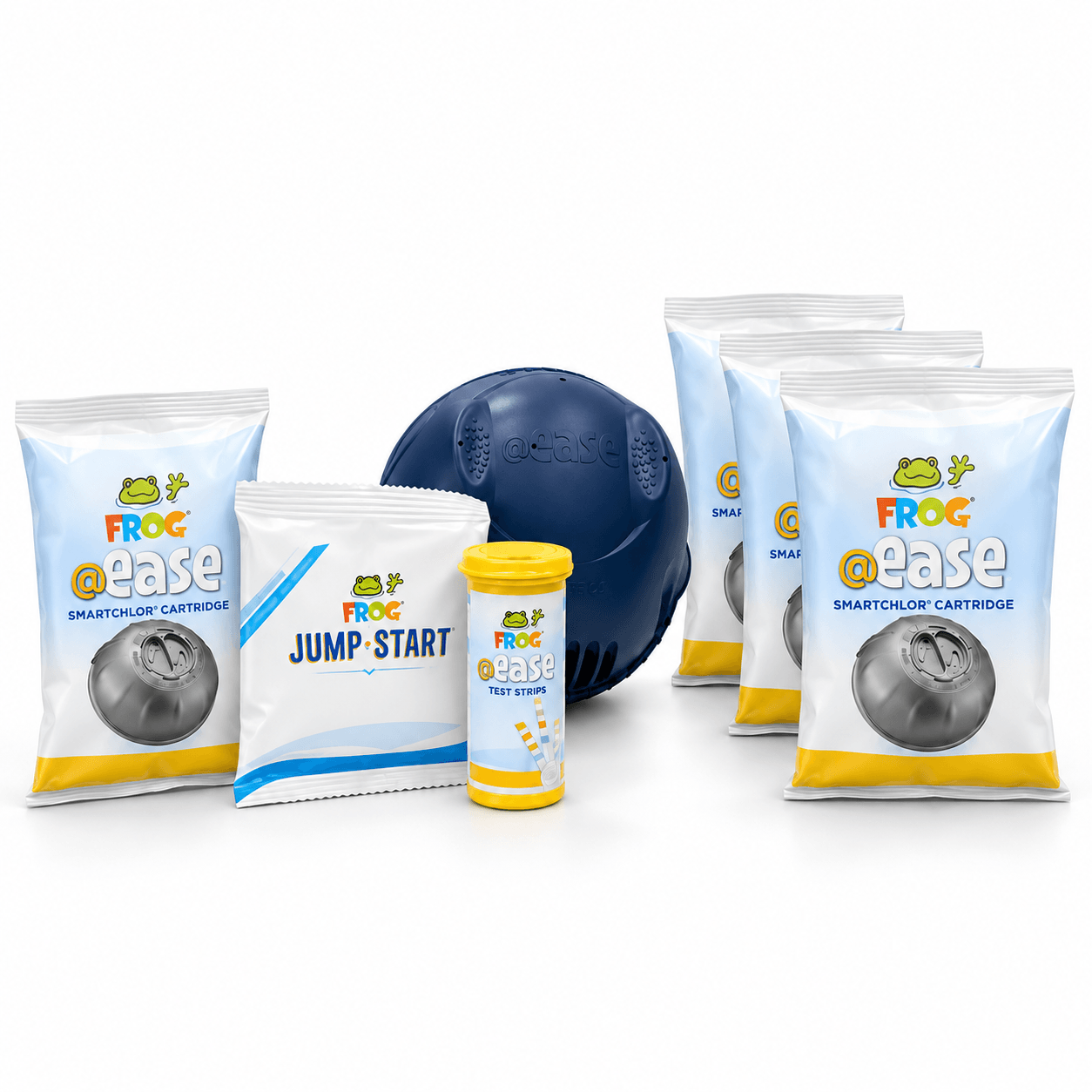 FROG @ease Floating System 4-Month Supply Bundle in a reference-based product illustration