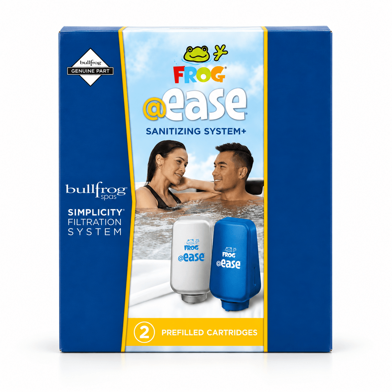 Bullfrog Spas Simplicity Regular Size SmartChlor System Kit in a reference-based product illustration