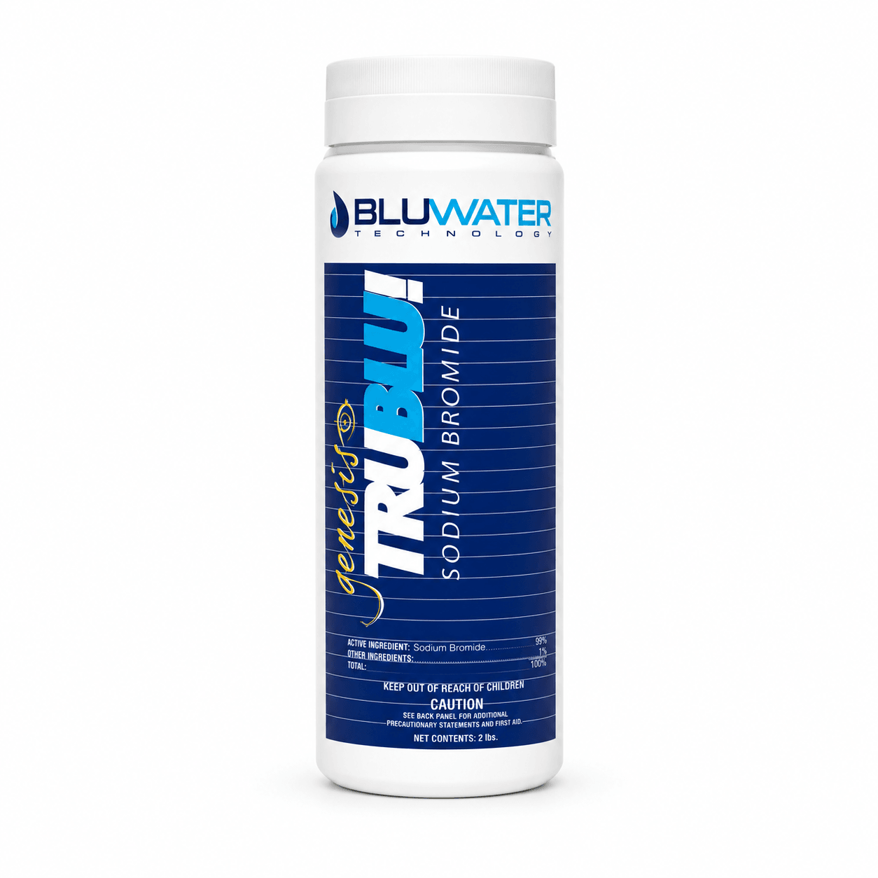 Genesis Tru-Blu Sodium Bromide - 2 lb in a reference-based studio illustration