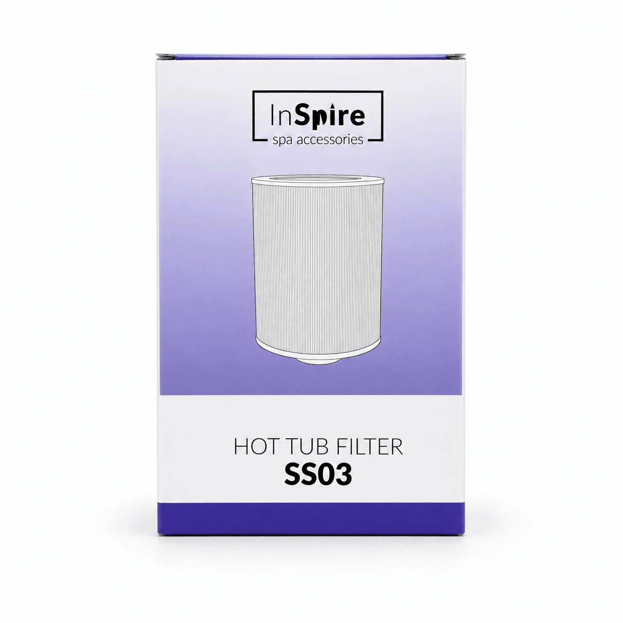 Platinum Spas OEM SS03 Hot Tub & Swim Spa Filter in a reference-based product illustration