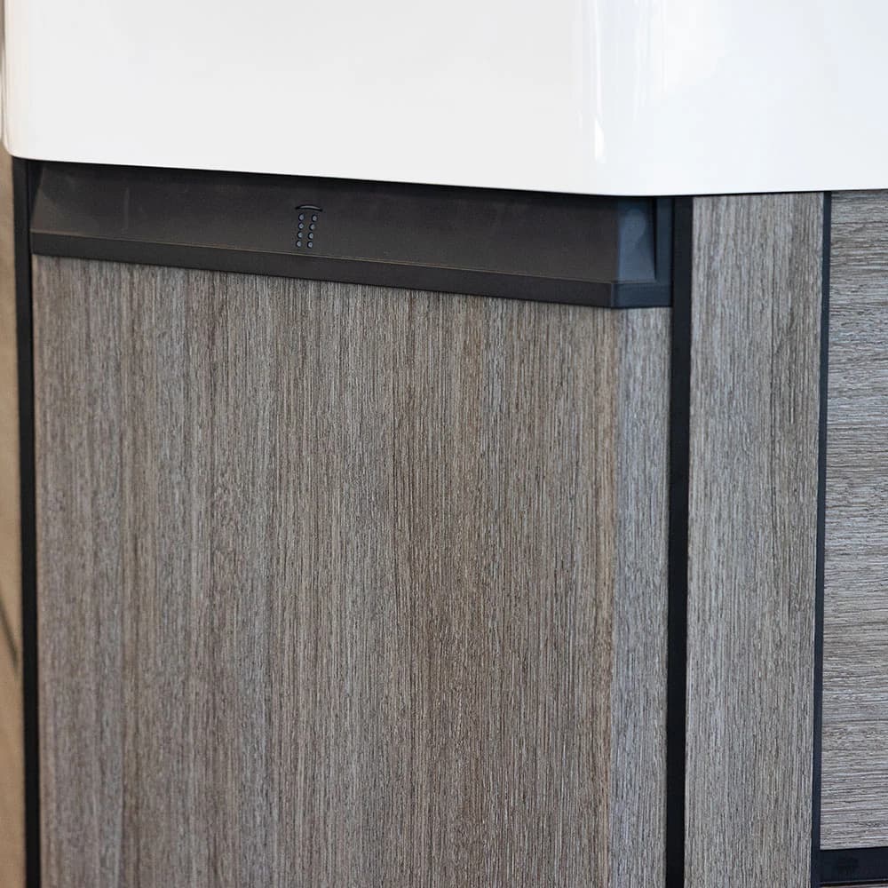 Bullfrog Swim Series exterior cabinet finish shown close up