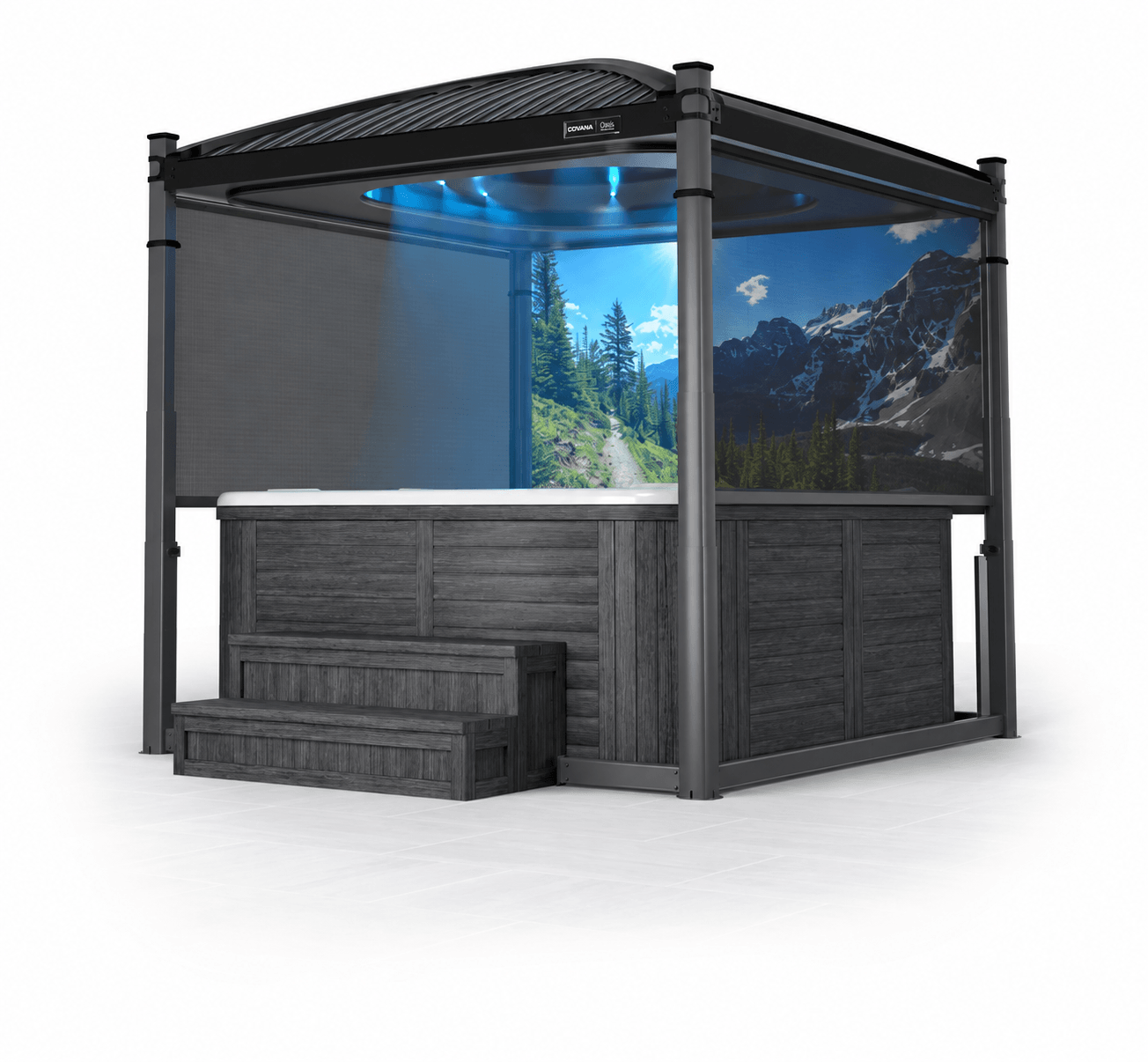 Covana Oasis Midnight Edition in a reference-based product illustration