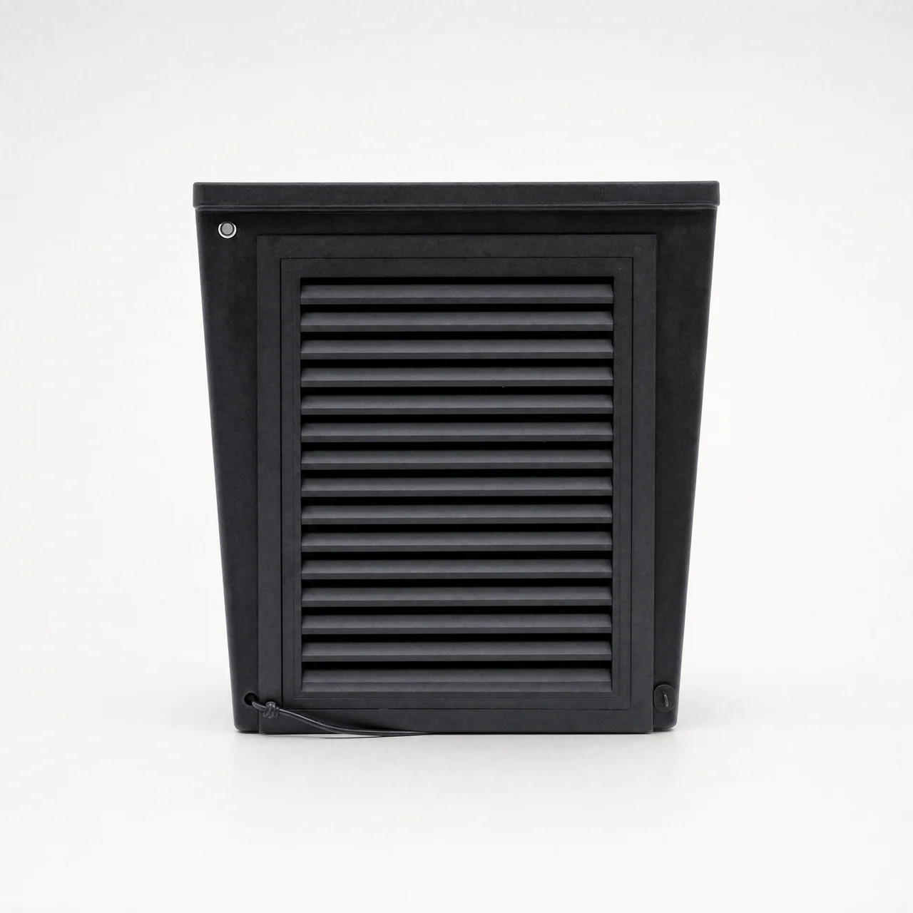 Closed service end of the Chill Tubs Lite, showing its louvered access panel.